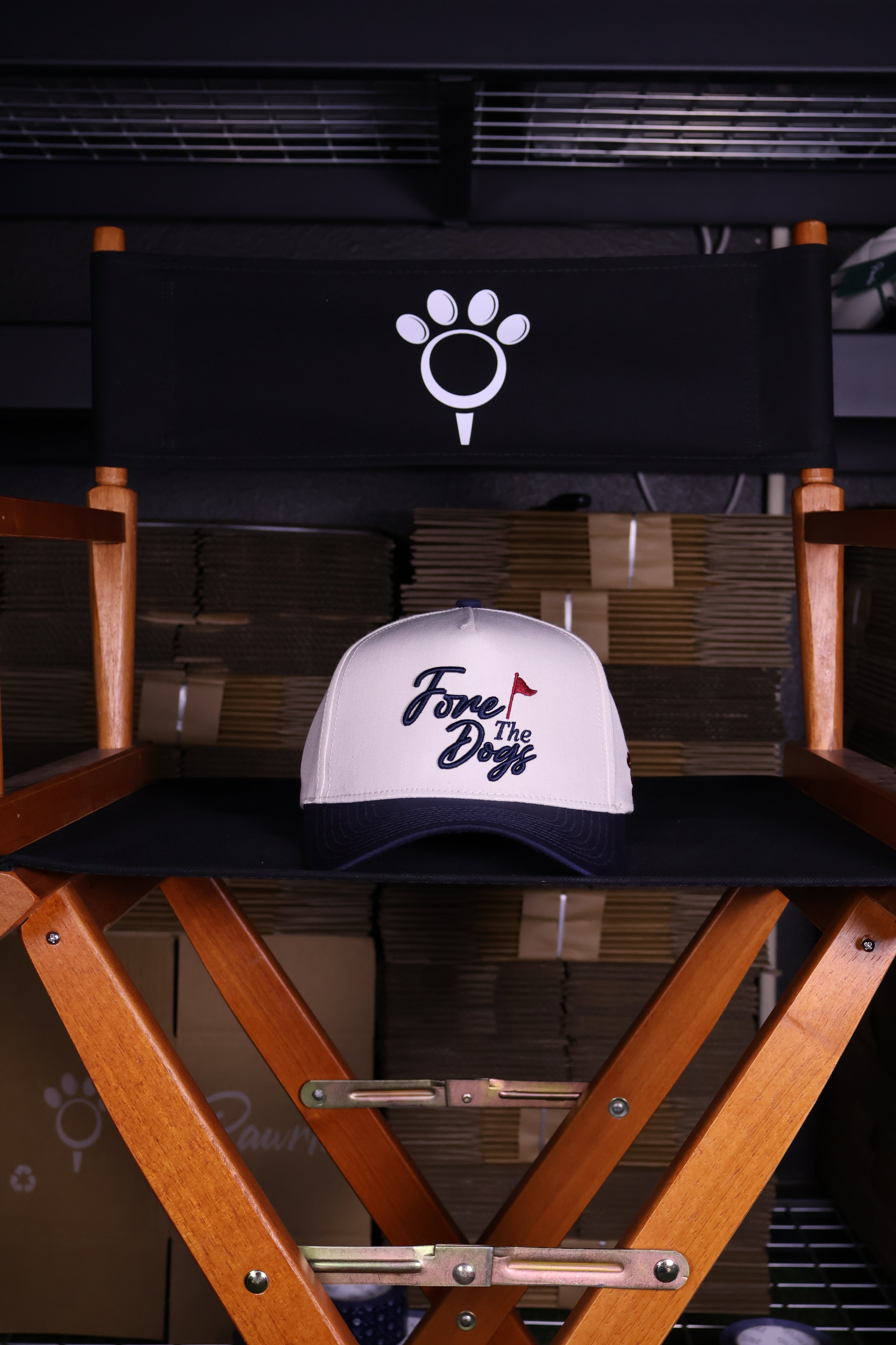 Fore The Dogs Hat - Navy