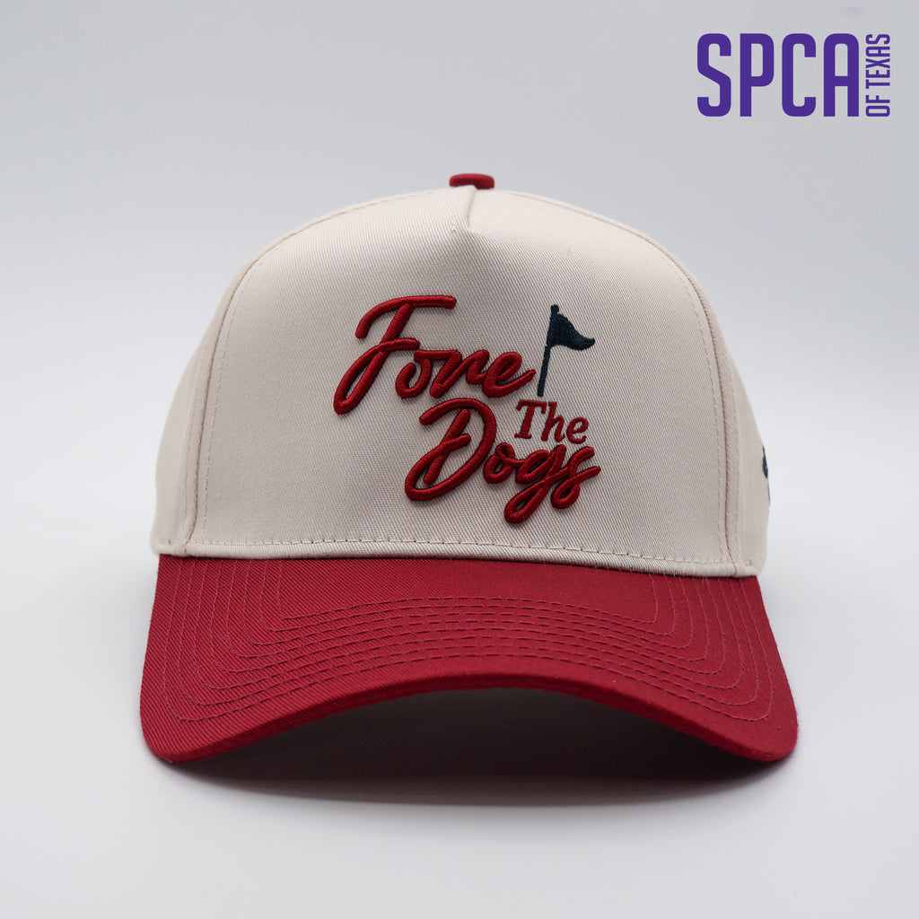 Fore The Dogs Hat - Red