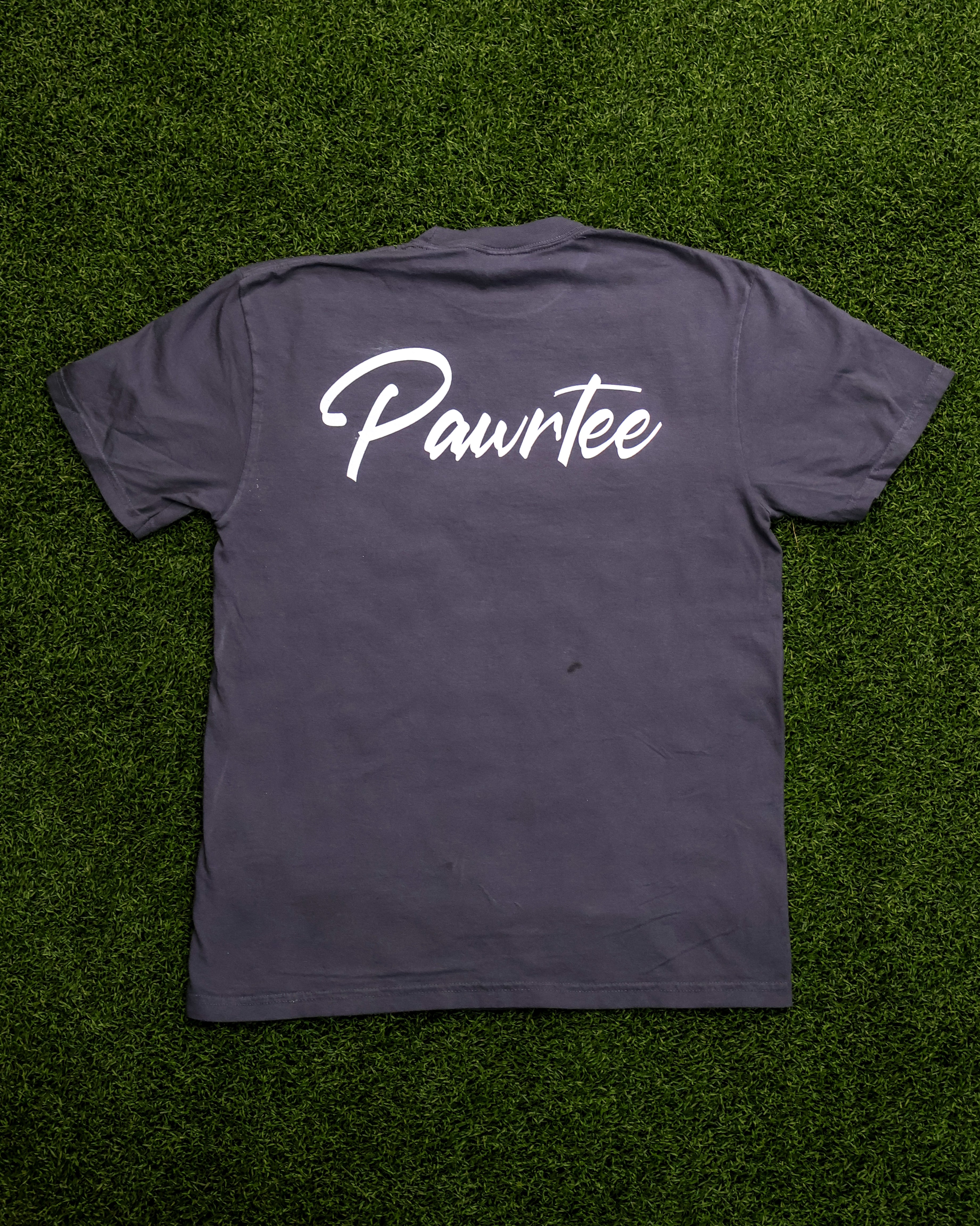 PawrTee Script T-Shirt | Graphite